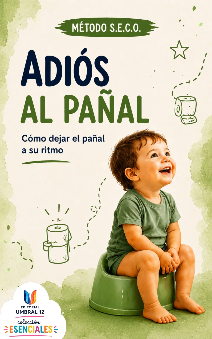 Portada de Adiós al Pañal, Editorial Umbral 12